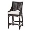 bali & pari Acton Natural Rattan Counter Stool Handwoven Wicker Accent Stool