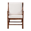 bali & pari Cleantha Marbled Tortoise Natural Rattan Armchair