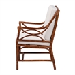 bali & pari Cleantha Marbled Tortoise Natural Rattan Armchair