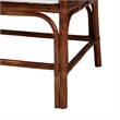 bali & pari Cleantha Marbled Tortoise Natural Rattan Armchair