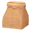 bali & pari Ada Natural Rattan Laundry Hamper - Handwoven Wicker Storage Basket