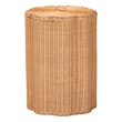 bali & pari Danilo Natural Rattan Laundry Hamper Handwoven Wicker Storage Basket