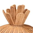 bali & pari Pelham Natural Rattan Laundry Hamper Wicker Storage Basket Small