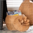 bali & pari Pelham Natural Rattan Laundry Hamper Wicker Storage Basket Small