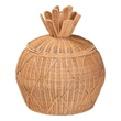 bali & pari Pelham Natural Rattan Laundry Hamper Wicker Storage Basket Small