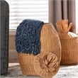 bali & pari Pelham Natural Rattan Laundry Hamper Wicker Storage Basket Large