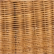bali & pari Daffodil Natural Rattan Dachshund Basket Wicker Storage Solution