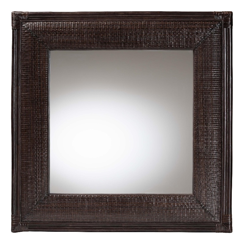 bali & pari Candela Natural Rattan Wall Mirror Handwoven Wicker Accent Piece