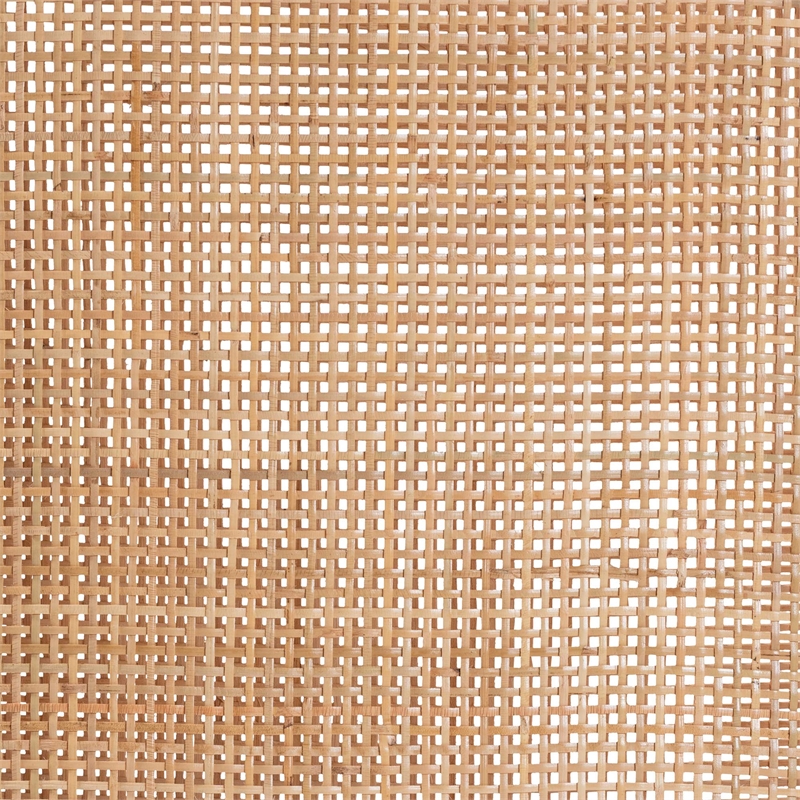 bali & pari Franco Counter Stool Sculpted Seating with Woven Rattan Backrest