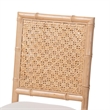 bali & pari Sandy Counter Stool Crafted Wood and Natural Rattan Lounge Seating