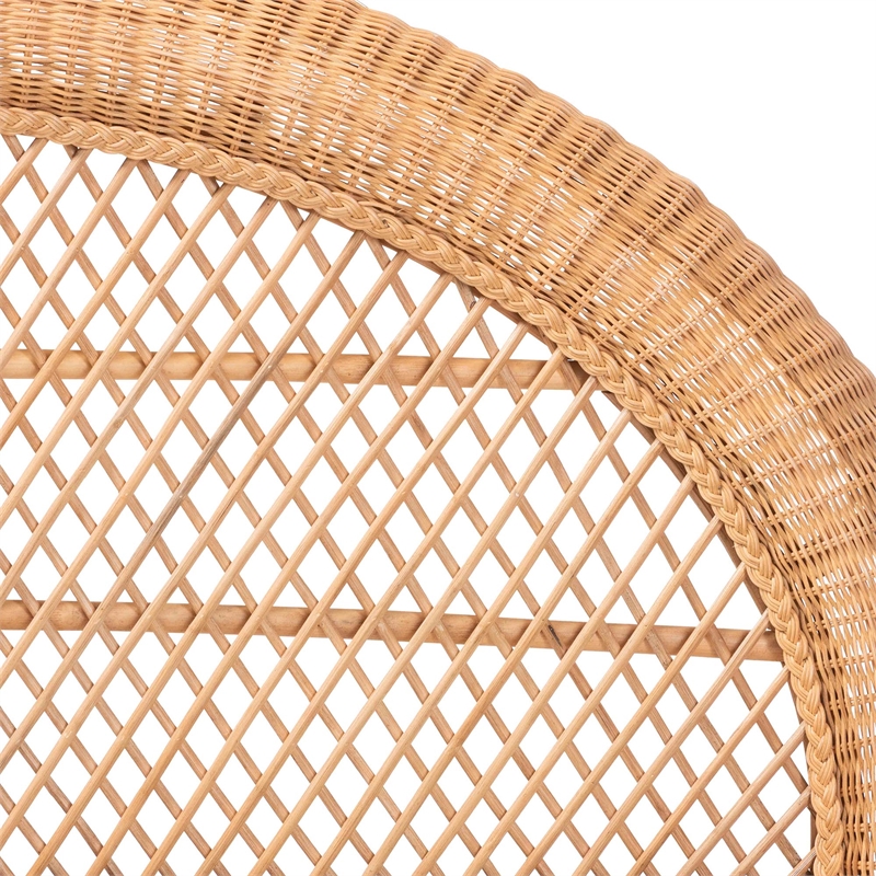 bali & pari Harini Natural Rattan Standalone Headboard Panel Headboard King