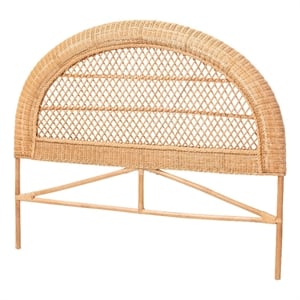 bali & pari Harini Natural Rattan Standalone Headboard Panel Headboard King