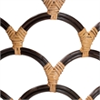 bali & pari Veneto Natural Rattan Dining Chair with Scalloped Back