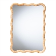 bali & pari Rasida Scalloped Natural Rattan Wall Mirror Rectangle