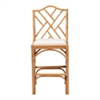 bali & pari Cedric Natural Rattan Bar Stool with Cushioned Seat