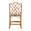 bali & pari Cedric Natural Rattan Counter Stool with Cushioned Seat
