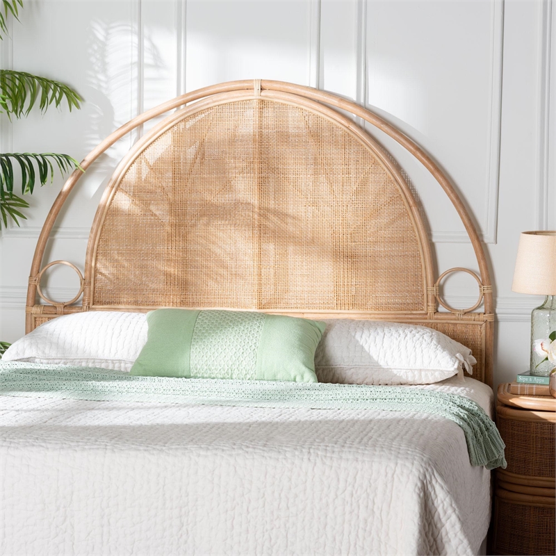 bali & pari Kang Natural Rattan Standalone Headboard King