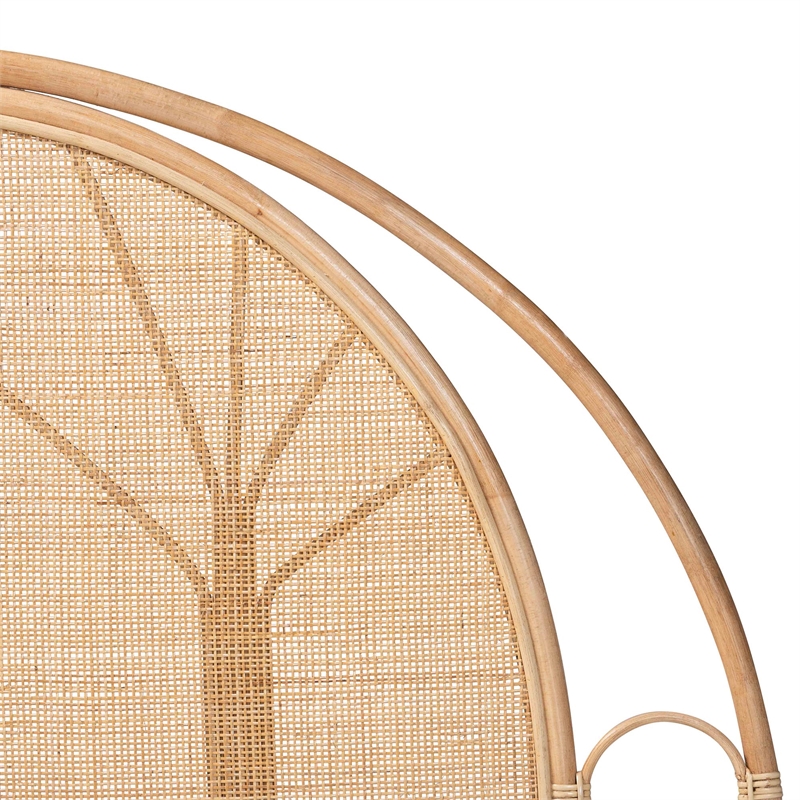bali & pari Kang Natural Rattan Standalone Headboard Queen