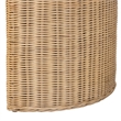 bali & pari Mimi Natural Rattan Checkered End Table with Drawer
