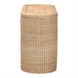 bali & pari Mimi Natural Rattan Checkered Console Table with Drawer