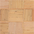 bali & pari Mimi Natural Rattan Checkered Console Table with Drawer