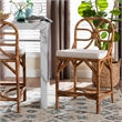 bali & pari Alondra Natural Rattan Counter Stool