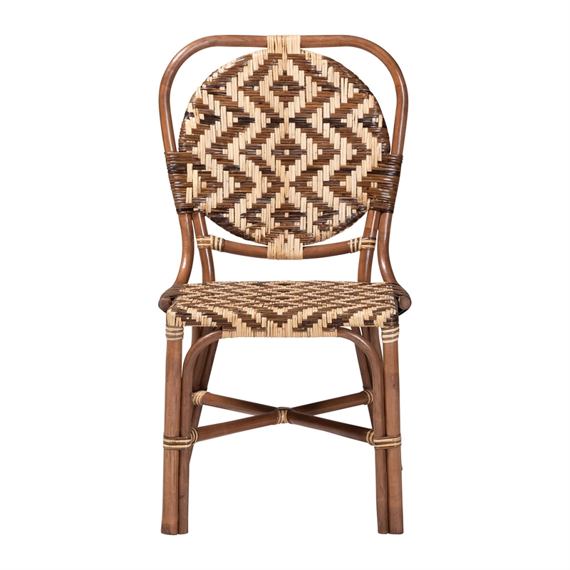 bali & pari Mariano Natural Rattan Dining Chair