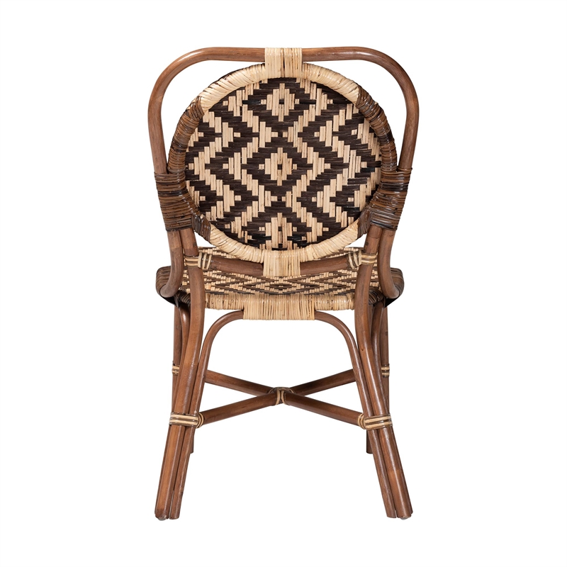 bali & pari Mariano Natural Rattan Dining Chair