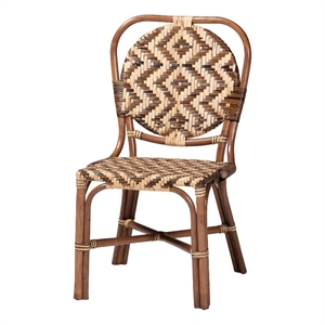 bali & pari Mariano Natural Rattan Dining Chair