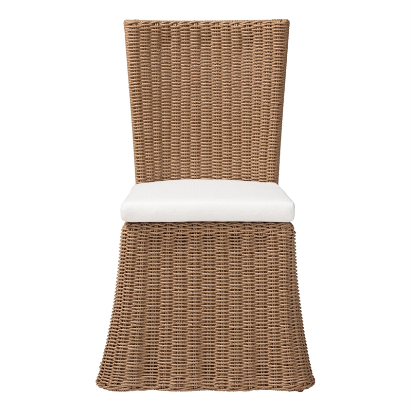 bali & pari Serge Woven Seagrass Dining Chair