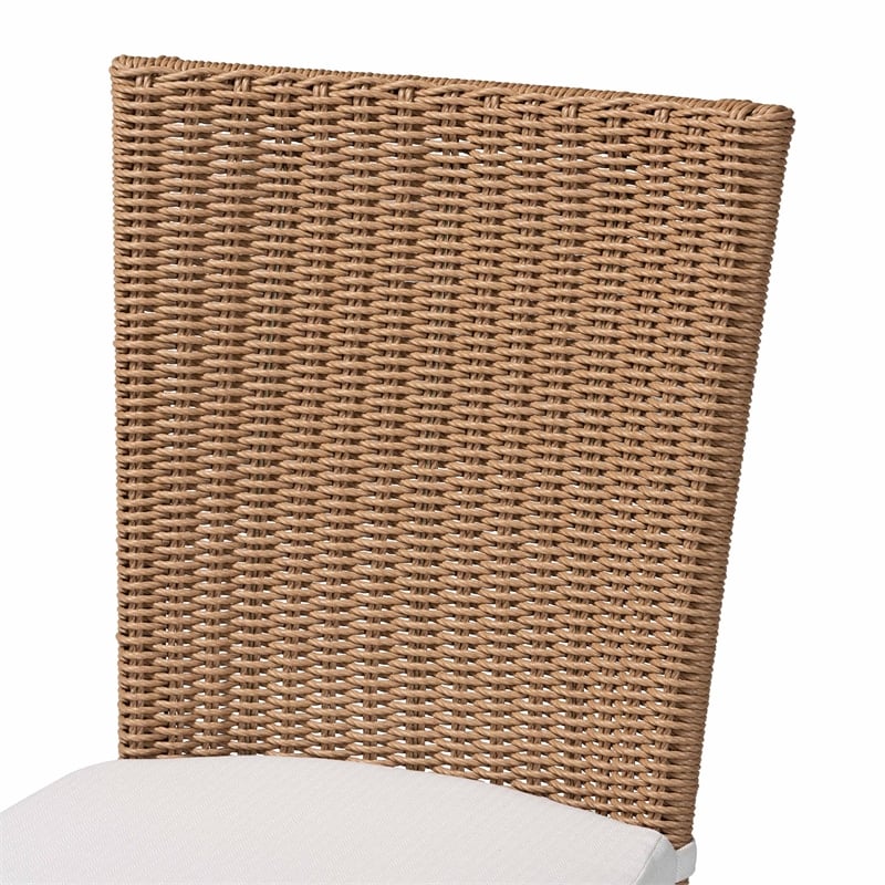 bali & pari Serge Woven Seagrass Dining Chair