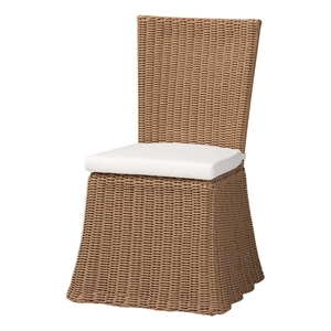 bali & pari Serge Woven Seagrass Dining Chair