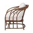bali & pari Stan Natural Rattan Lounge Chair