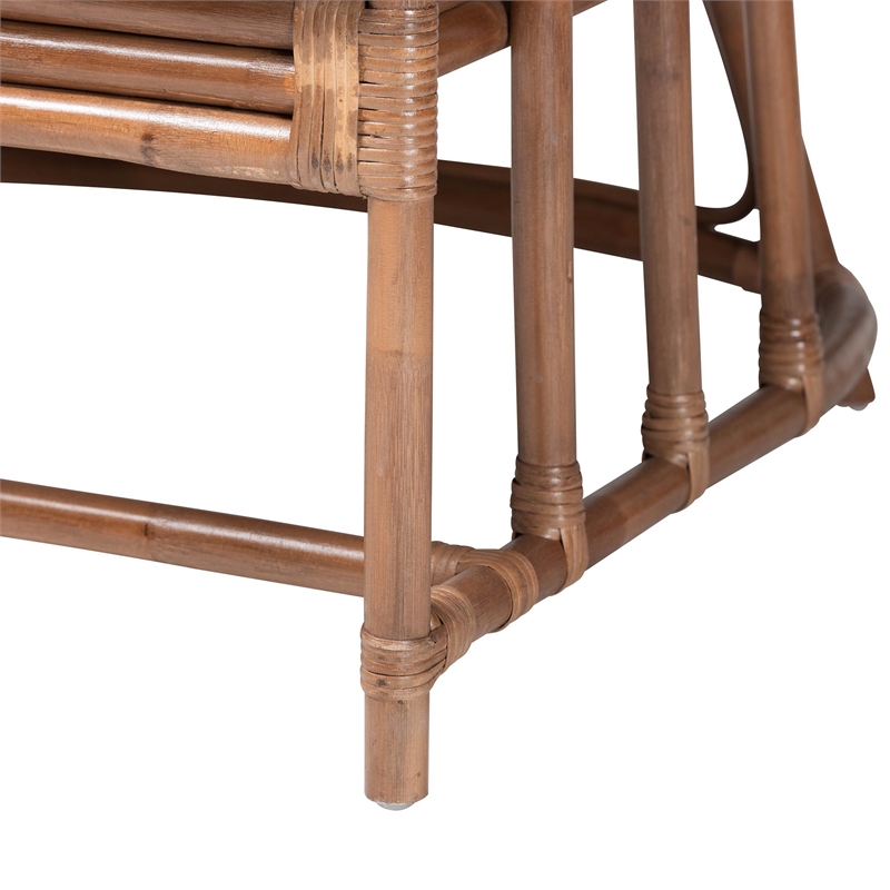bali & pari Stan Natural Rattan Lounge Chair