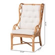 bali & pari Todd Natural Rattan Armchair