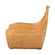 bali & pari Adala Natural Rattan Loop Lounge Chair