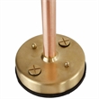 AQ Lighting Metal LED Outdoor Gooseneck Barn Light in Raw Copper