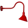 AQ Lighting Aluminum Super Duty Gooseneck LED Sign Lights in Red
