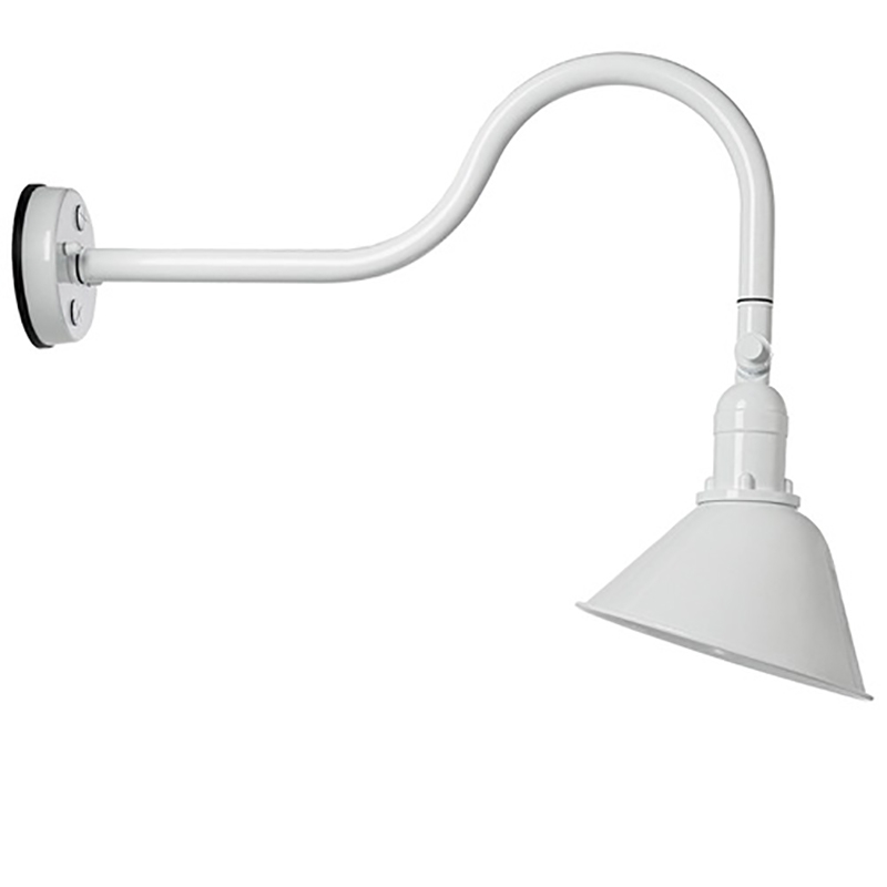 AQ Lighting Aluminum Super Duty Gooseneck LED Sign Lights in White