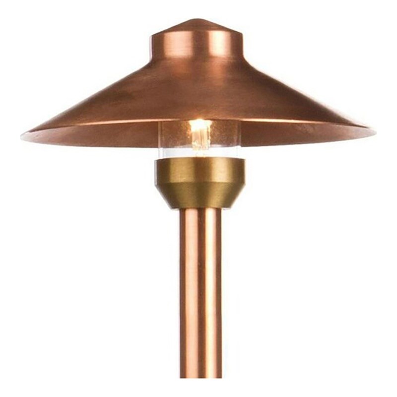 AQ Lighting DIY Propack 6-Piece Metal LED Pathway Area Light in Copper