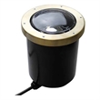 AQ Lighting Metal and Composite Well Light with Open Face Cover in Brass