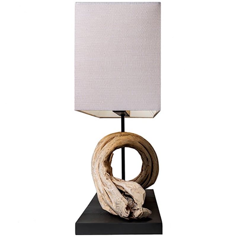 AQ Lighting Seadrift Driftwood LED Table Lamp in Natural/Gray