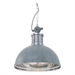 AQ Lighting Aluminum Open Bottom Hanging Pendant Ceiling Light in Gray