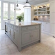AQ Lighting Large Aluminum Warehouse Barn Hanging Kitchen Pendant Light in White