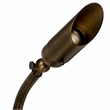 AQ Lighting Brass Bullet Spotlight Gooseneck Sign Light in Bronze/Cool White