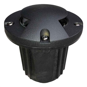 AQ Lighting 5&quot Metal & Composite Well Light with Bi-Directional Cover in Black