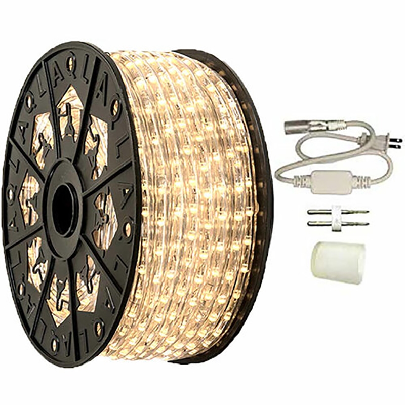AQ Lighting Standard Plastic LED Rope Light Kit with Waterproof in Warm White