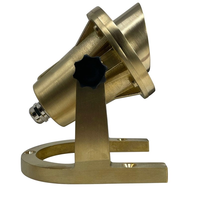 AQ Lighting 3-Piece Brass Underwater LED Cool White Light in Brass