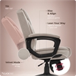 Click365 Transform 1.0 Ergonomic Mid Back Desk Chair Fabric Beige