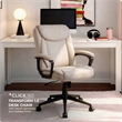 Click365 Transform 1.0 Ergonomic Mid Back Desk Chair Fabric Beige